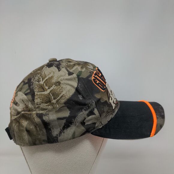 Git-R-Done Deer Hunter Strapback Hat Camouflage One Size Embroidered Rope Cotton - Picture 4 of 8